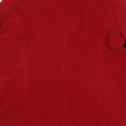 EWM Womens Red Jacket Size 14 Toggle