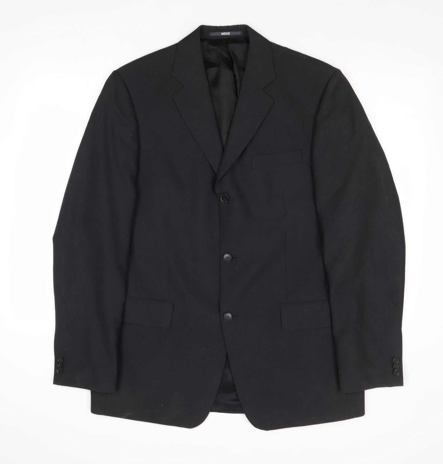 Mexx Mens Grey Polyester Jacket Suit Jacket Size 40 Regular