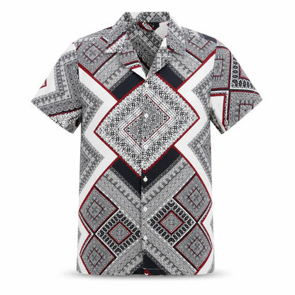 Boohoo Womens Multicoloured Geometric Polyester Basic Button-Up Size S Collared