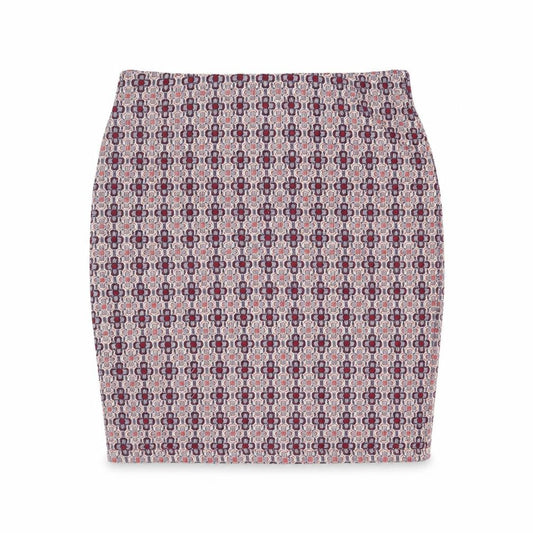 ORSAY Womens Multicoloured Geometric Polyester Bandage Skirt Size 28 in