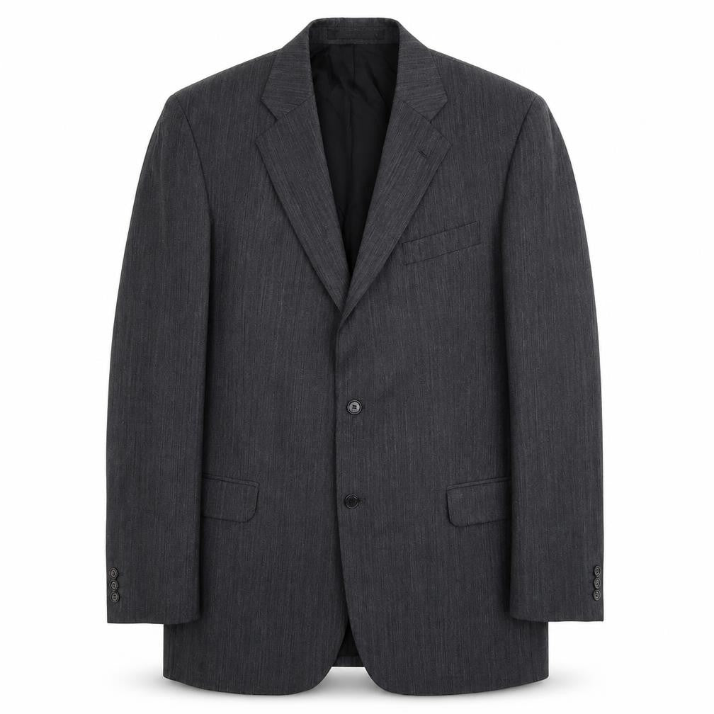 Marks & Spencer Mens Grey Polyester Jacket Suit Jacket Size L Regular