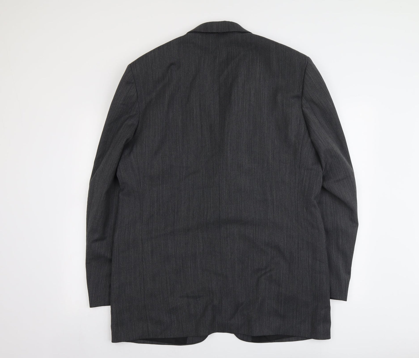 Marks and Spencer Mens Grey Polyester Jacket Suit Jacket Size L Regular