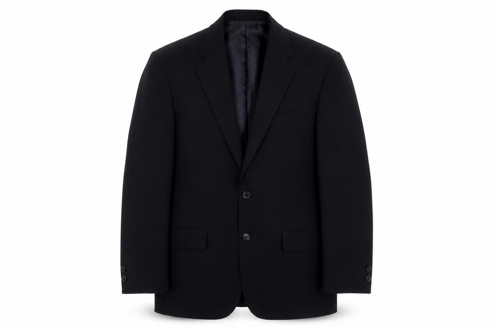 Greenwoods Mens Blue Polyester Jacket Suit Jacket Size M Regular