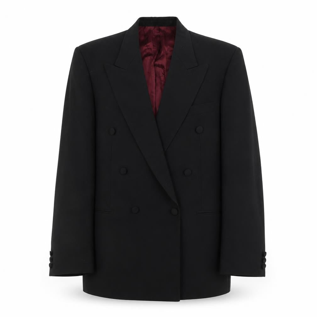 Marks & Spencer Mens Black Polyester Jacket Suit Jacket Size L Regular