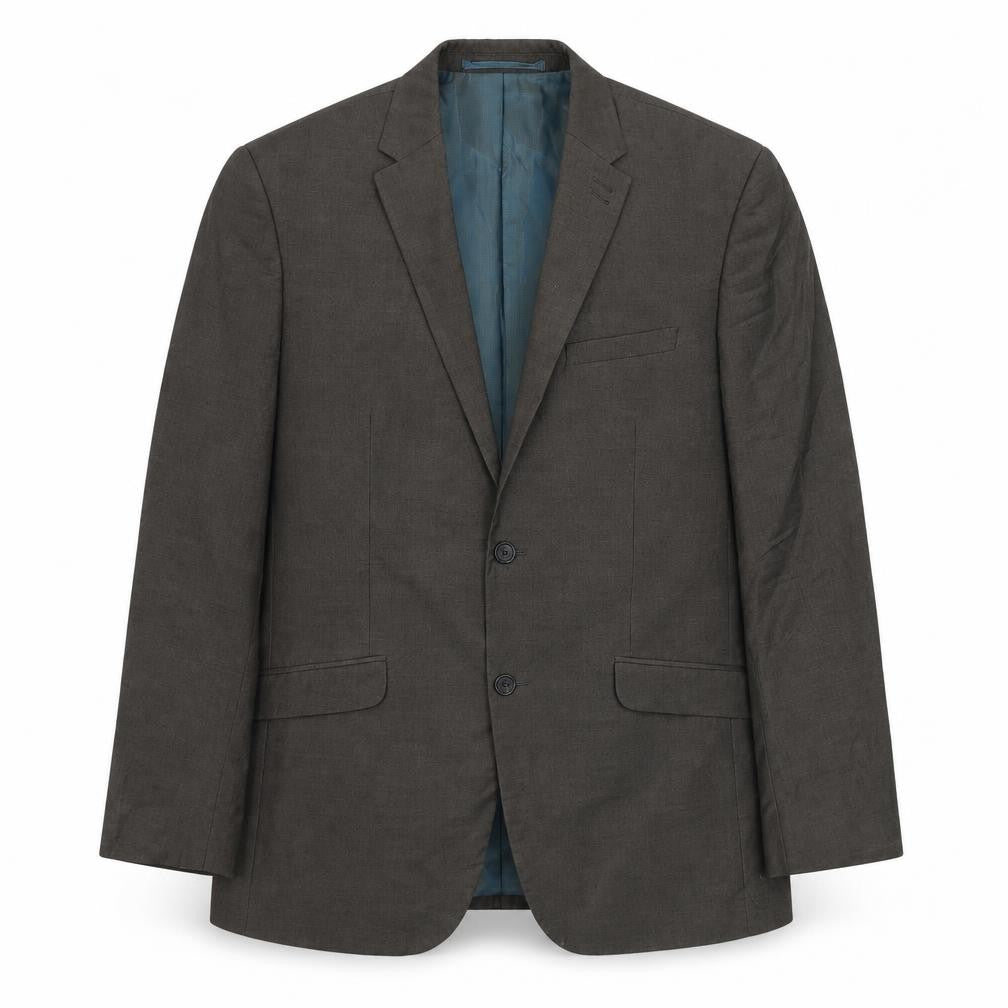 NEXT Mens Brown Polyester Jacket Suit Jacket Size L Regular