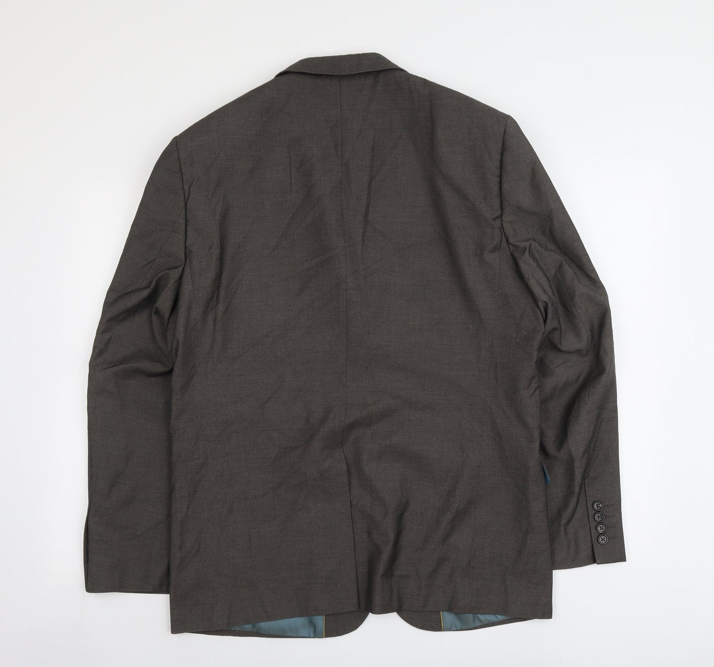 NEXT Mens Brown Polyester Jacket Suit Jacket Size L Regular