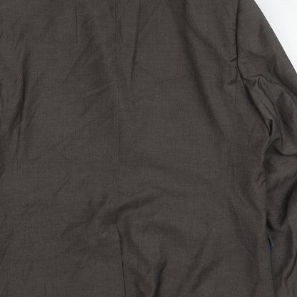 Next Mens Brown Polyester Jacket Suit Jacket Size L Regular