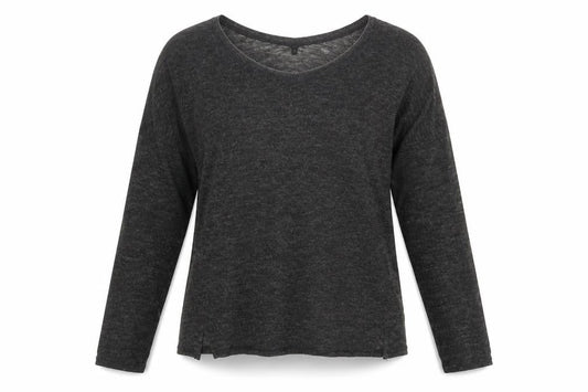 Next Womens Black V-Neck Acrylic Pullover Jumper Size 12