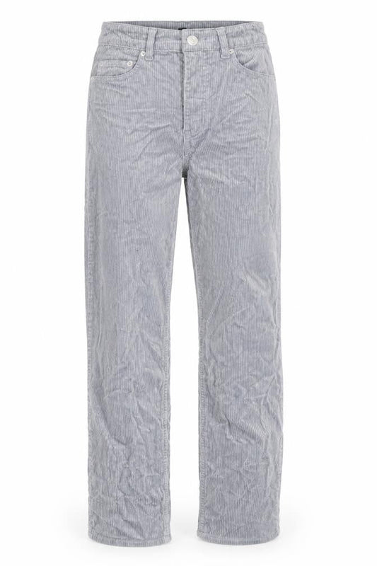 Divided by H&M Womens Grey Cotton Trousers Size S Regular Zip
