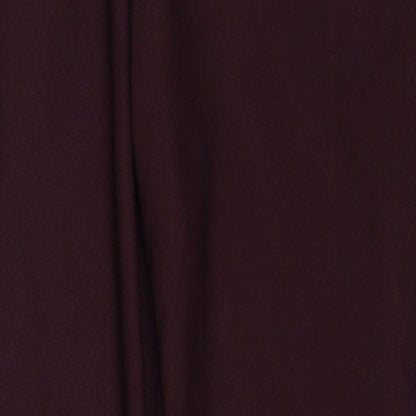 Wallis Womens Purple Polyester Trousers Size 8 Regular