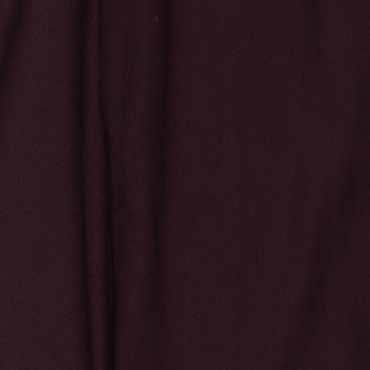 Wallis Womens Purple Polyester Trousers Size 8 Regular
