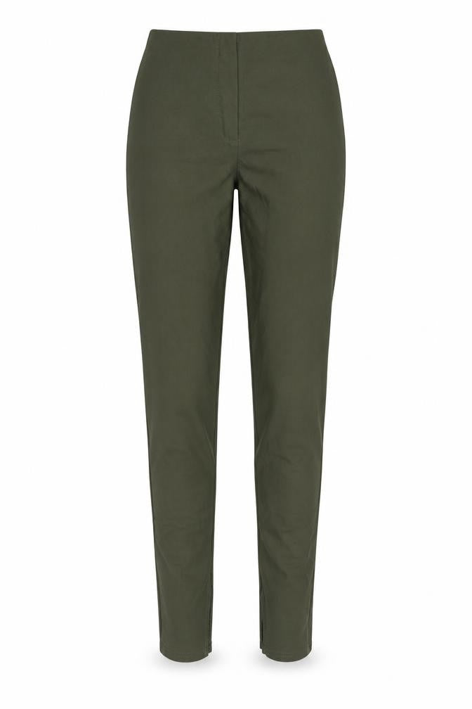PRETTYLITTLETHING Womens Green Polyester Trousers Size 6 Regular Zip