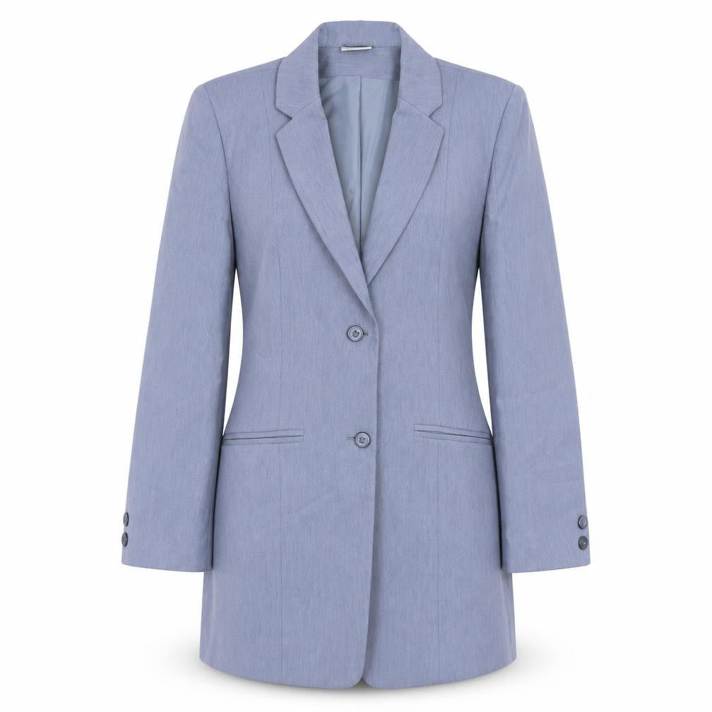 Mackays Womens Blue Jacket Blazer Size 12 Button