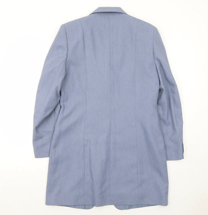 Back view of Mackays Blue Jacket Blazer, size 12, Button