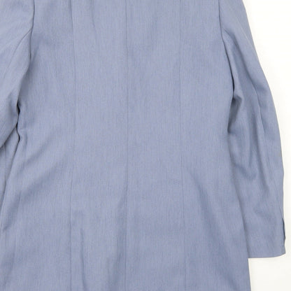 Brand and care label for Mackays Blue Jacket Blazer, size 12, Button