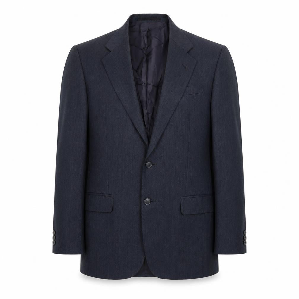 Marks & Spencer Mens Blue Wool Jacket Suit Jacket Size 38 Regular