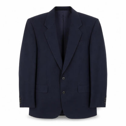 Baulmer Mens Blue Polyester Jacket Suit Jacket Size 44 Regular
