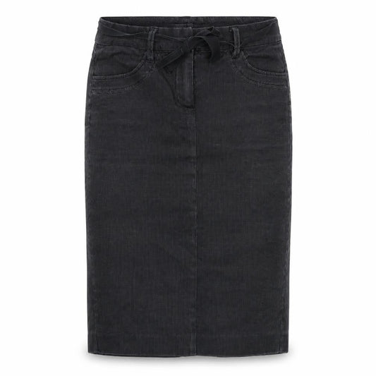 French Connection Womens Green Cotton A-Line Skirt Size 10 Tie