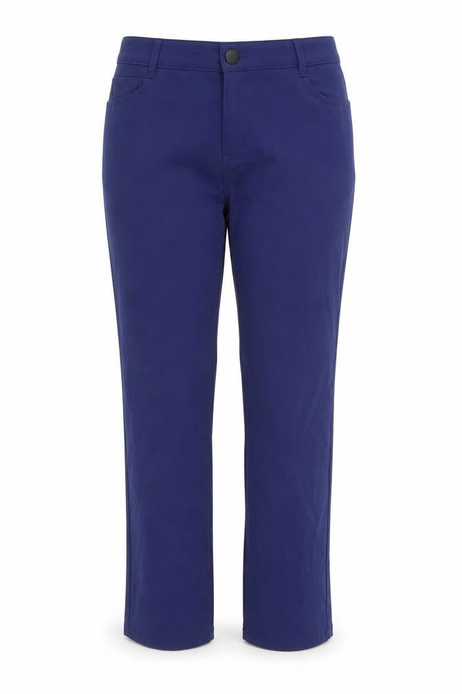 Marks & Spencer Womens Black Polyester Trousers Size 14 Regular Zip