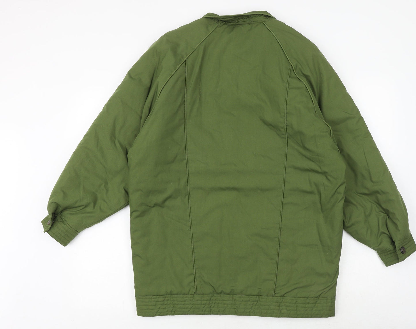 Eleganze Womens Green Jacket Size S Zip