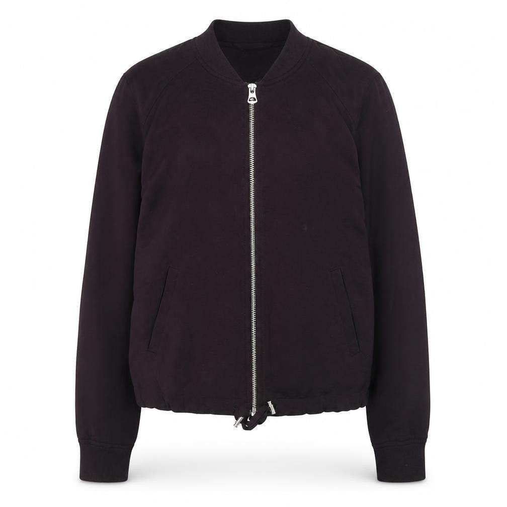 H&M Womens Purple Bomber Jacket Jacket Size 4 Zip