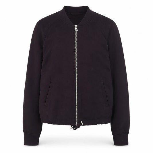 H&M Womens Purple Bomber Jacket Jacket Size 4 Zip