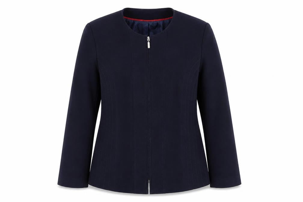 Bonmarché Womens Blue Jacket Size 14 Zip