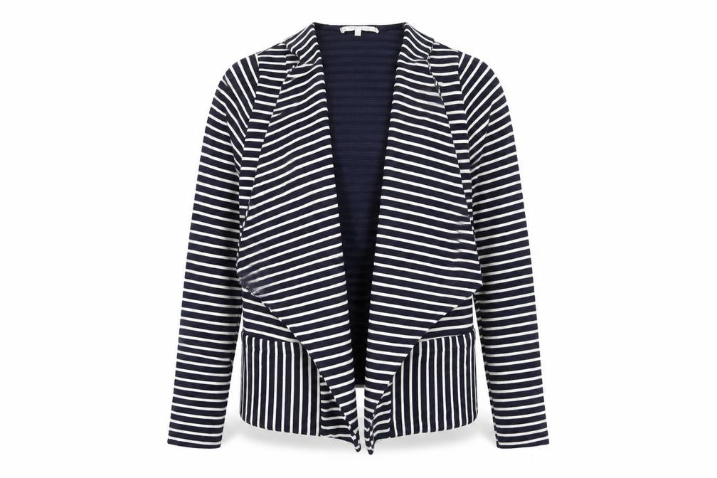 Lakeland Womens Blue Striped Jacket Size S
