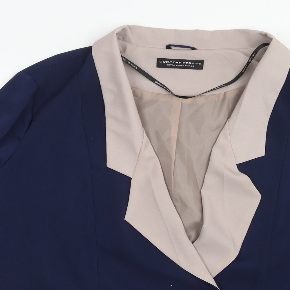 Dorothy Perkins Womens Blue Jacket Blazer Size XL