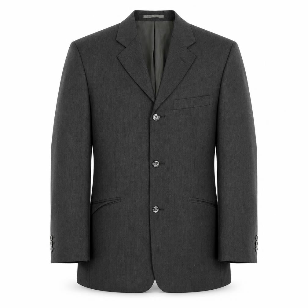 Vittoria Mens Grey Polyacrylate Fibre Jacket Suit Jacket Size 36 Regular
