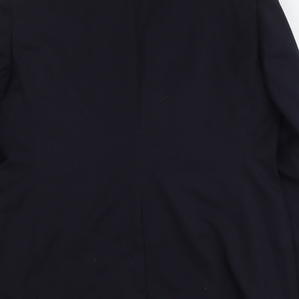 Autograph Mens Blue Wool Jacket Suit Jacket Size M Regular