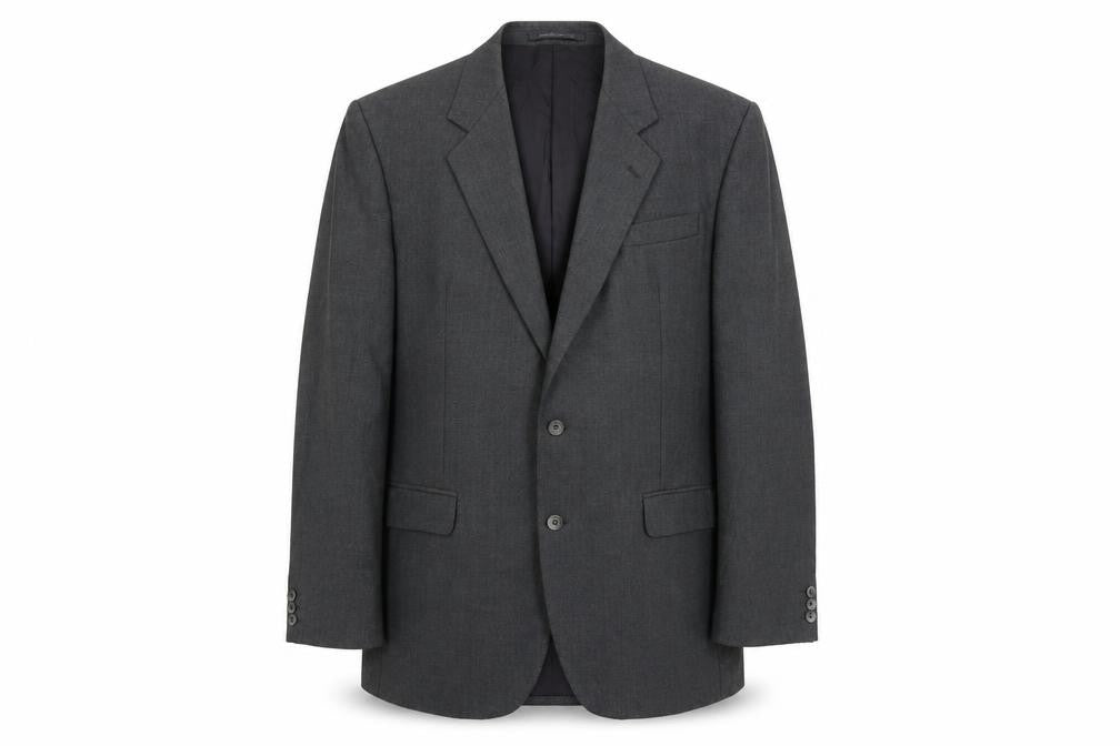The Label Mens Grey Wool Jacket Suit Jacket Size L Regular