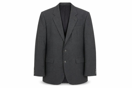 The Label Mens Grey Wool Jacket Suit Jacket Size L Regular