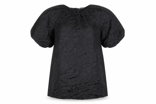 Marks & Spencer Womens Black Geometric Polyester Shift Size 14 Round Neck Button