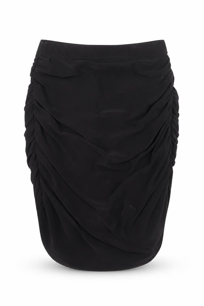 PRETTYLITTLETHING Womens Black Polyester Bandage Skirt Size 4