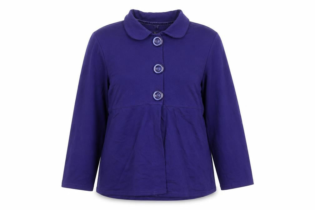 NEXT Womens Blue Jacket Blazer Size 12 Button