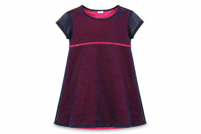 Adams Girls Blue Nylon A-Line Size 5 Years Boat Neck Pullover