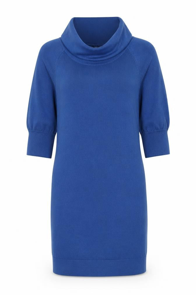 NEXT Womens Blue Roll Neck Acrylic Pullover Jumper Size 10