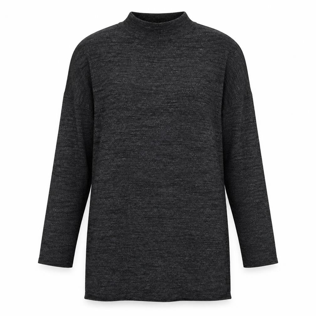 H&M Womens Grey High Neck Polyester Pullover Jumper Size M