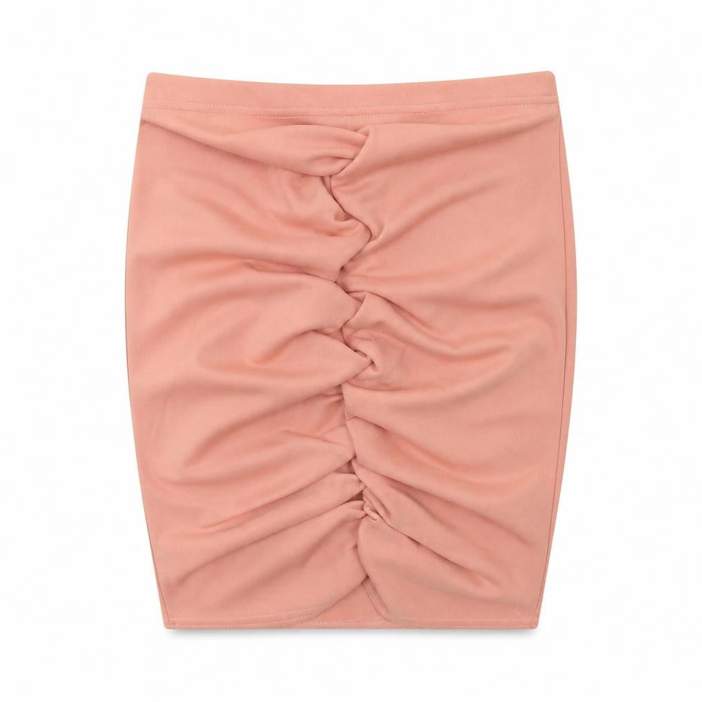 Boohoo Womens Pink Polyester Bandage Skirt Size 8