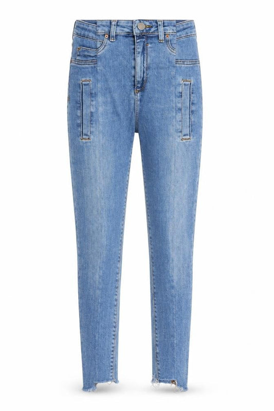 ASOS Womens Blue Cotton Skinny Jeans Size 26 in Regular Zip