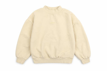 Next Girls Beige Cotton Pullover Sweatshirt Size 9 Years Pullover