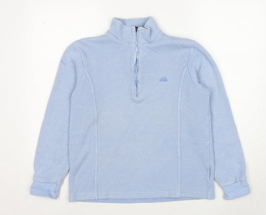 Cap Marine Womens Blue Cotton Pullover Sweatshirt Size M Pullover