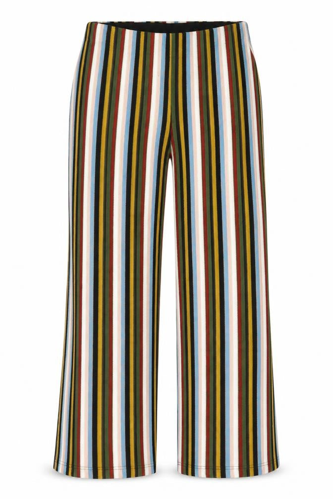 Urban Outfitters Womens Multicoloured Striped Polyester Trousers Size XS Regular