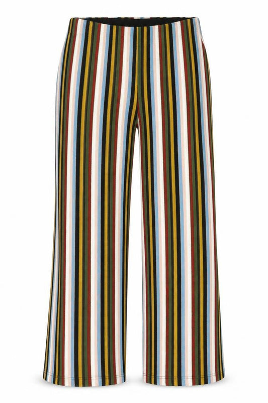 Urban Outfitters Womens Multicoloured Striped Polyester Trousers Size XS Regular