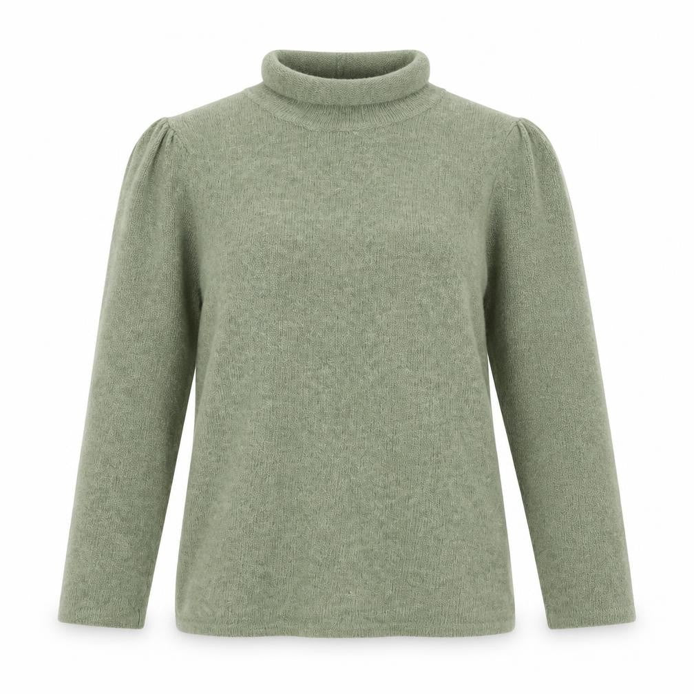 Coercion London Womens Green Crew Neck Nylon Pullover Jumper Size M