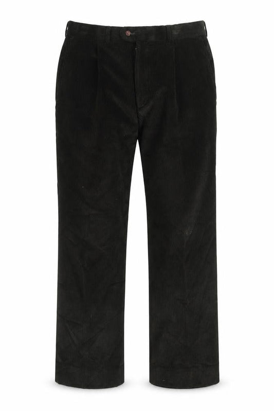 Wolsey Mens Green Cotton Trousers Size 36 in L29 in Regular Zip