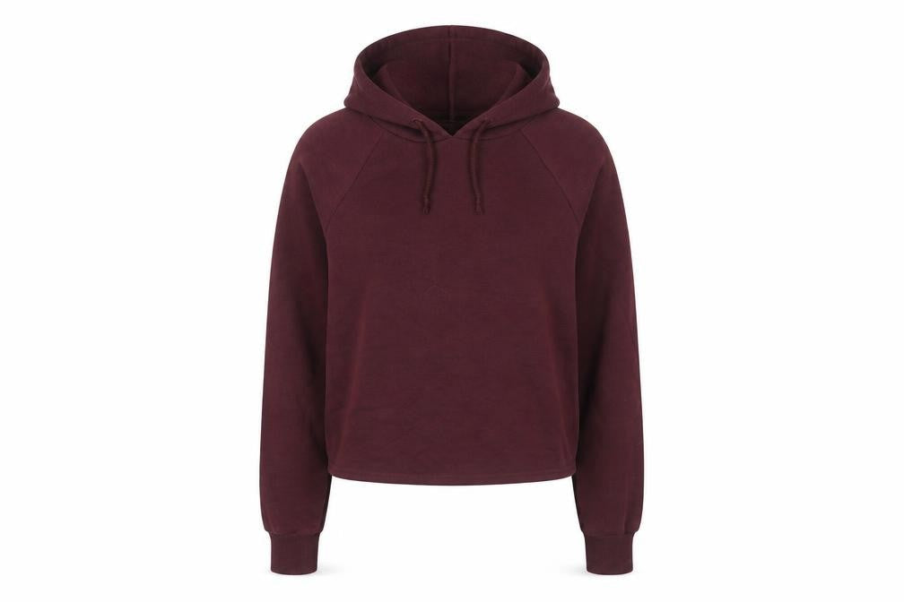 New Look Womens Purple Cotton Pullover Hoodie Size 12 Pullover