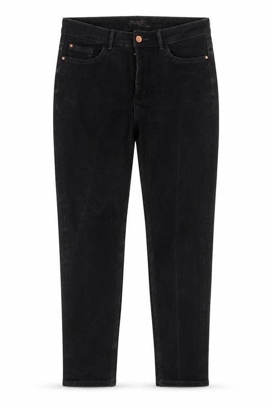 Marks & Spencer Womens Black Cotton Skinny Jeans Size 32 in Regular Zip