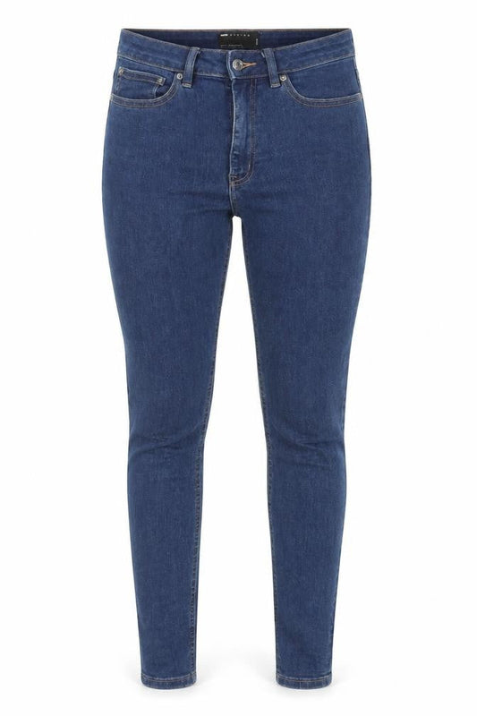ASOS Womens Blue Cotton Skinny Jeans Size 28 in L32 in Regular Zip